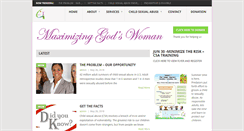 Desktop Screenshot of maxgodswoman.org